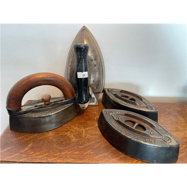 Antique Sad Irons Brookville Ontario Premier