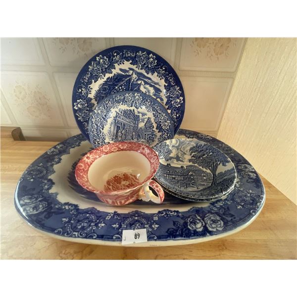 Victorian English Blue Bone China English
