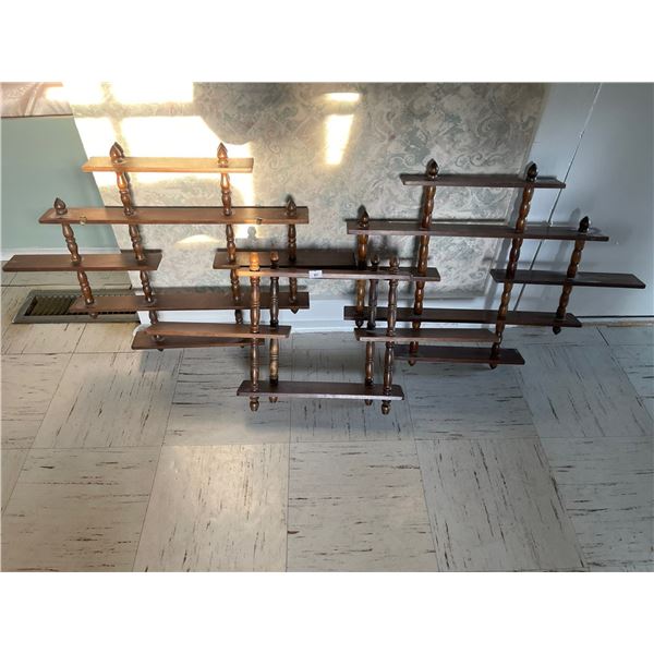 Mid Century Miiature Collection Shelves