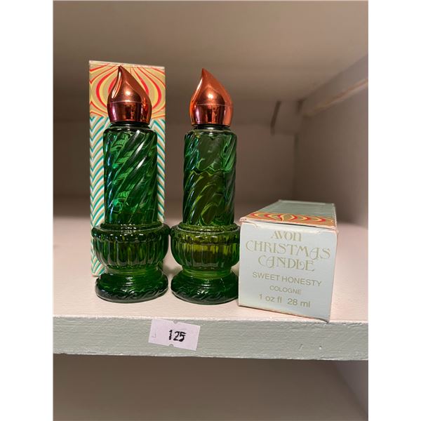 Avon Christmas Candles Perfumes