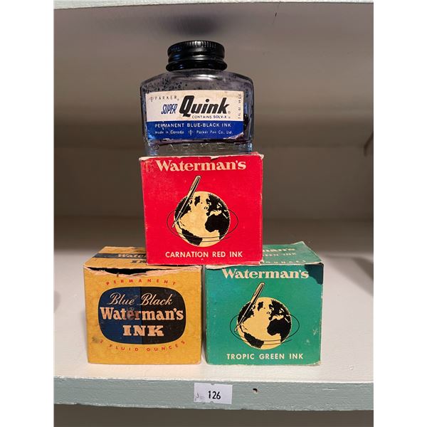 Waterman Carnation Caligraphy Bottles