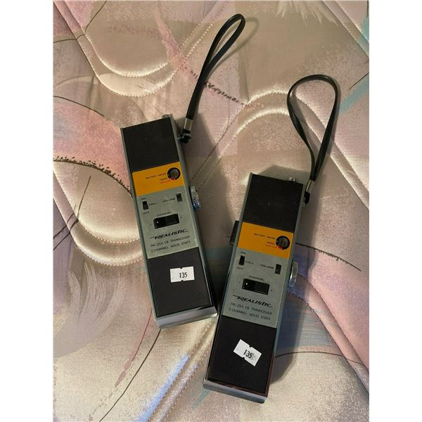 Realistic Walkie Talkie TRC25ACB Transievers