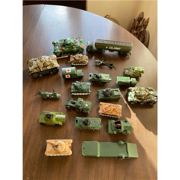 Mini Toy Tank Collection Matchbox Size