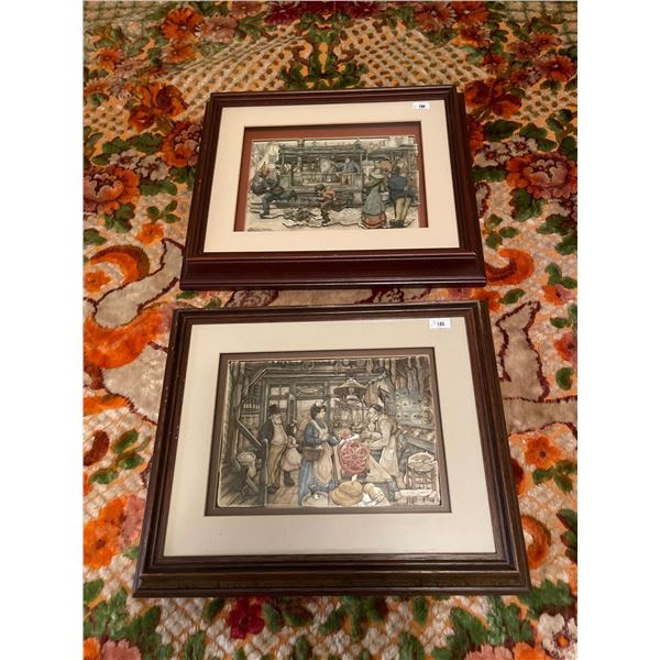 Tole Anton Pieck Art Pieces 14 x11