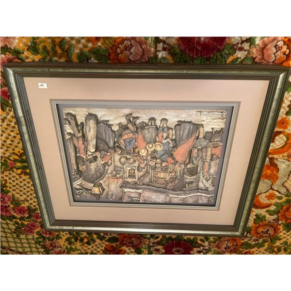 Art Anton Pieck Tole Art 26 x 21H