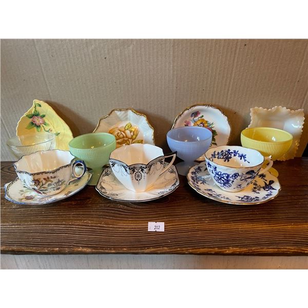 Tea Cup Collection & Ice Cream Dishes