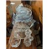 Image 1 : Crystal Platters Table Set Salt Pepper