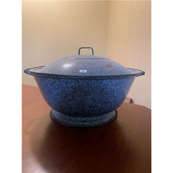 Graniteware Doe Riser Pot & Lid 20W