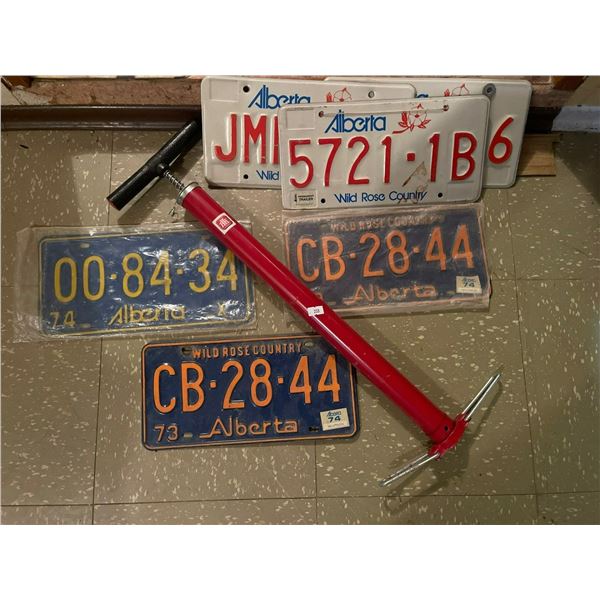 1973 1974 Liscence Plates & Others