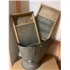 Image 1 : Antique Washboards & Galvanized Bucket