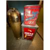 Image 1 : Hills Bros Coffee Can 14T Blue Ribbon Red Label Tea Can