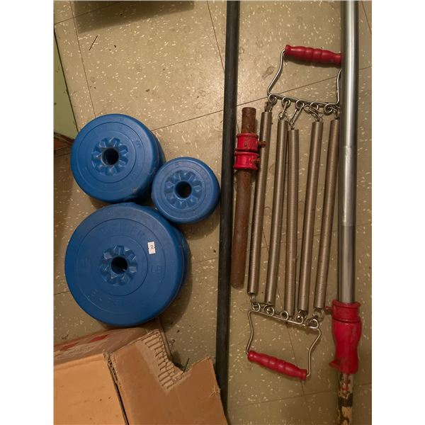 Vintage Weight Set Excersise Equipment