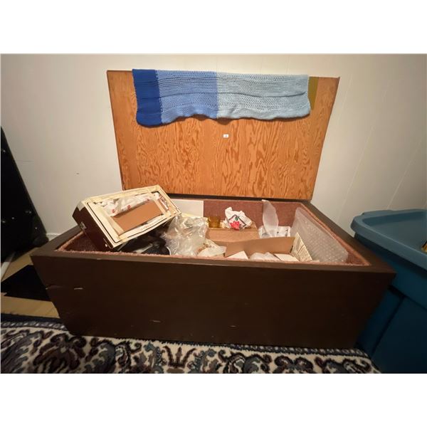 Wood Trunk Mystery Box - 1960s Treasures - China - Collectibles