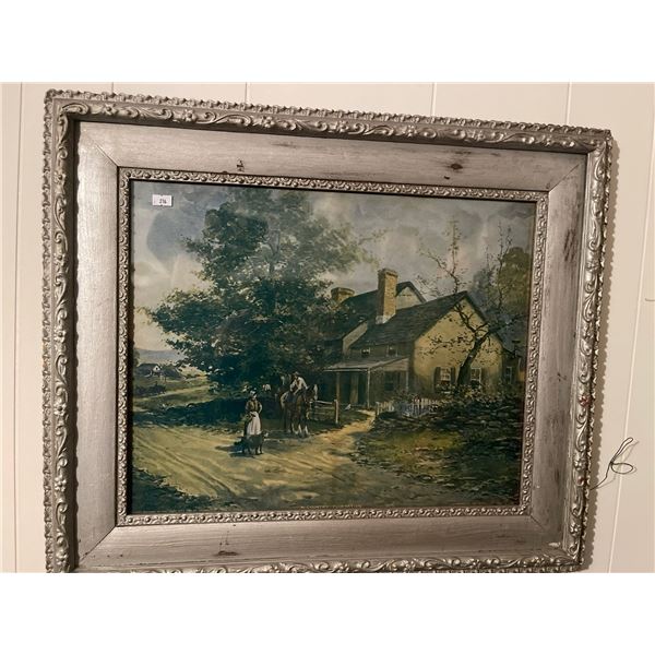 Victorian Art Print 26 x 23