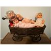 Image 1 : Wicker Pram Baby Dolls