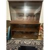 Image 1 : Glass Doors Display Cabinet - Contents not Included