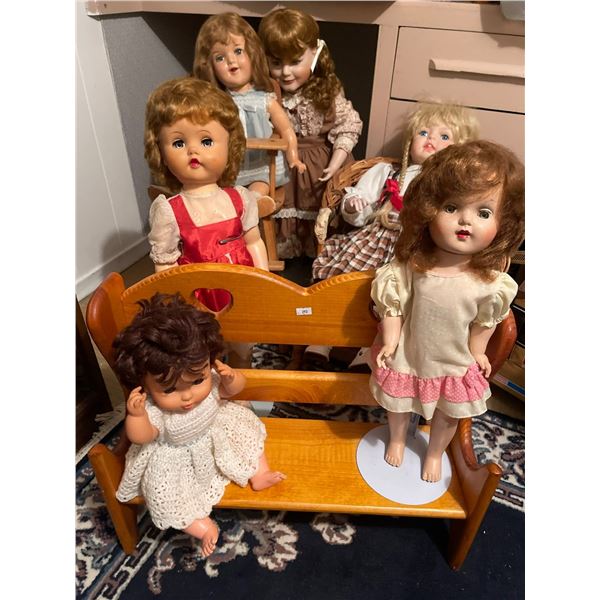 Extra Large Doll Collection & Doll Couch