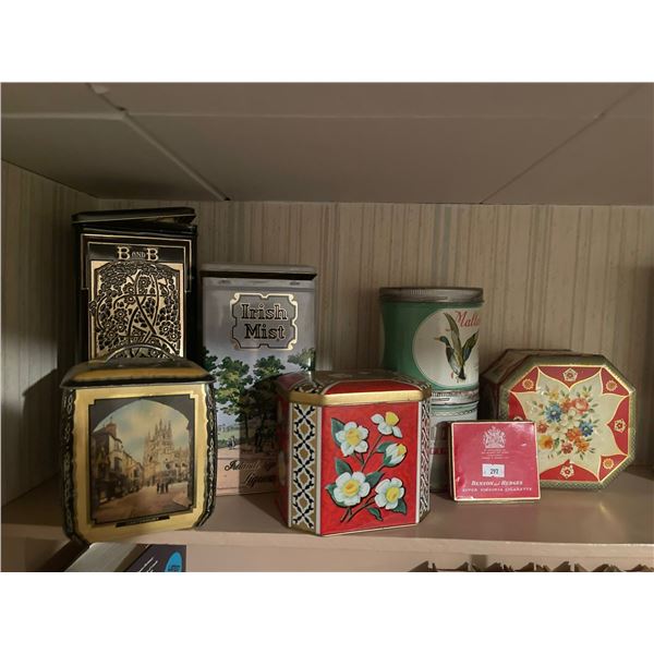 Antique Advertising Tin Collection Players