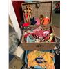 Image 1 : Barbies & Massive Clothes Collection In WIcker Basket