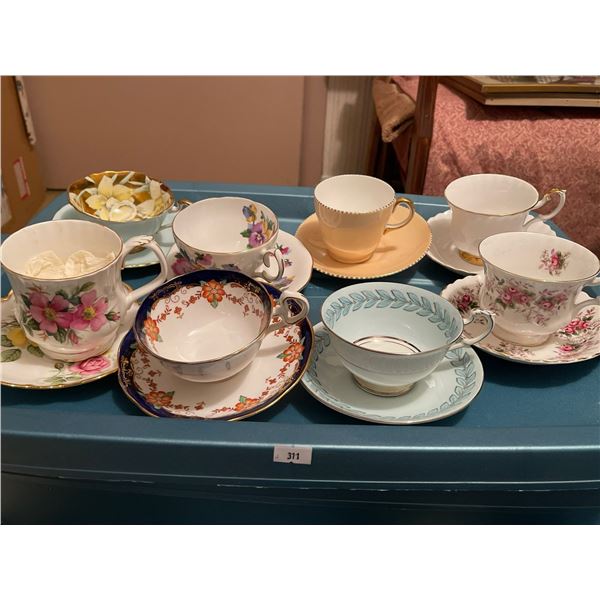 English China Tea Cup Collection Wedgewood, Queen Ann, Royal Albert, Paragon