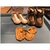 Image 1 : Baby Shoes, Inuit Seal Skin, Leather Mocassin,