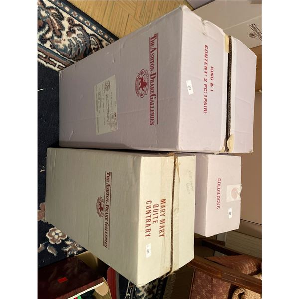 King & I, Goldilocks, Mary Mary Quite Contrary Ashton Drake Galleries Dolls New In Box