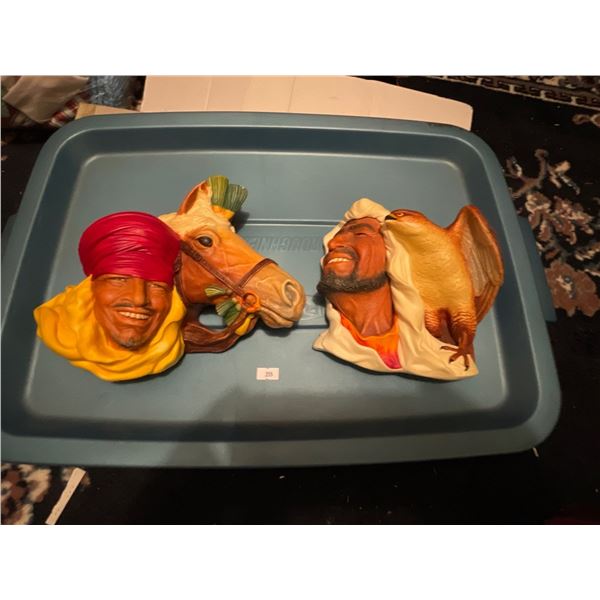 Bosson Head Collection Lare Falconer & Horseman