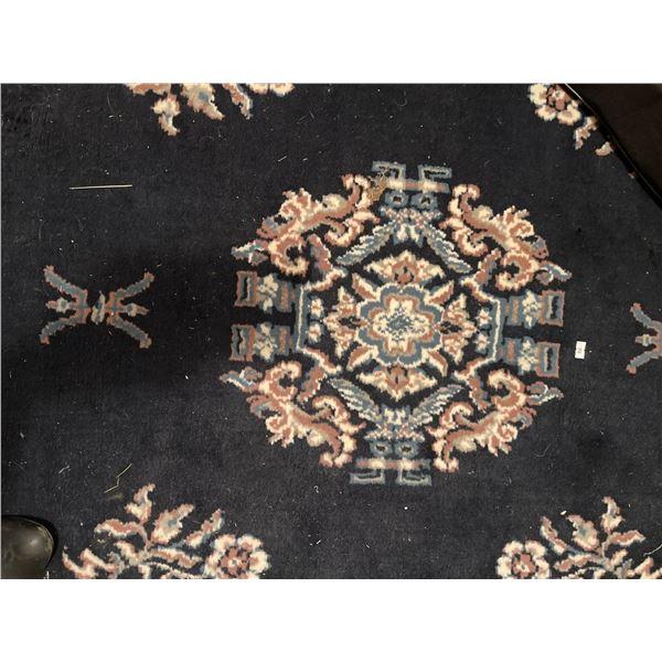 Blue Wool Rug 68 x 92