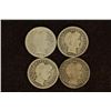 Image 1 : 1906, 13, 13 & 1914 SILVER BARBER DIMES