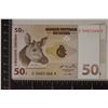 Image 1 : 1997 CONGO 50 CENTIMES CRISP UNC COLORIZED BILL