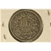 Image 2 : 1905 SWITZERLAND SILVER 1 FRANC .1342 OZ. ASW