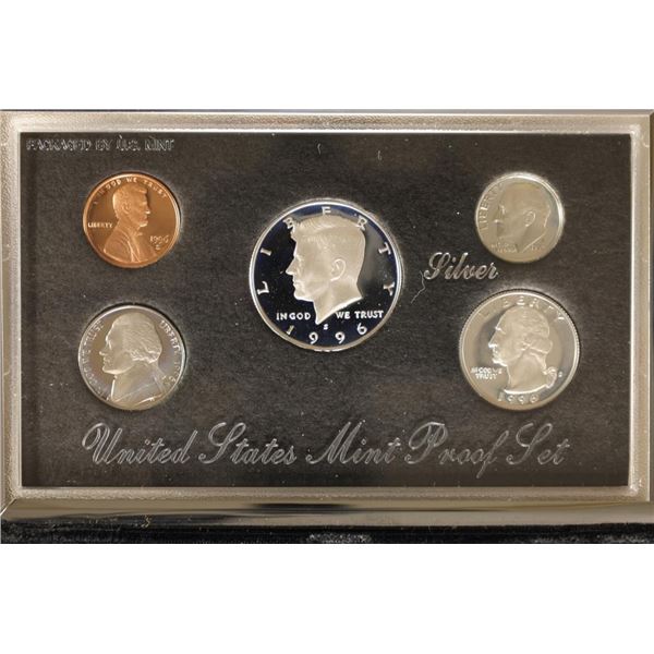 1996 US SILVER PREMIER PROOF SET. IN ORIGINAL MINT