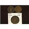 Image 1 : 1884, 1886 & 1888 CANADA LARGE CENTS