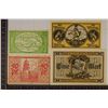 Image 2 : 4 GERMAN CRISP UNC NOTEGELDS: 1918-50 PFENNING,