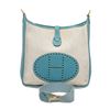 Hermes Blue Leather Evelyne 1 GM Crossbody Bag