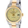 Image 1 : Rolex Ladies Midsize 31MM 2T 18K Yellow Gold And Stainless Steel Oyster Band Dat