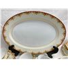 Image 8 : LARGE RED AND GOLD ACCENT DISH SET!