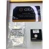 Image 4 : Round Brilliant 8.0mm 2.0 ct D VVS1 Moissanite w/ warranty card/ GRA Moissanite Report & case