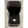 Image 1 : GRA Certified ring w/ 1.00 carat moissanite VVS D coloured moissanite set in 925 silver w/ 35 cubic
