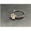 Image 2 : GRA certified 2.00 carat moissanite VVS D colour in center w/26 cubic zirconium set in shoulders wei