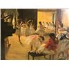 Image 2 : Vintage framed "Dance Class" reproduction painting print on board by French artist Edgar Degas