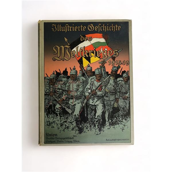 Anton Hoffmann World War 1 1914-19 German Wartime Photo Book w/ Illustrations, schemes etc.