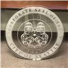 Image 2 : Corporate Seal of The City of Seattle 1869 round acrylic First Nations art sign from movie set - app