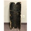 Image 3 : Approx. 38in tall First Nations wooden carved totem pole wall art - approx. 13 1/2in wide x 38in tal