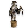Image 2 : Navajo Guard Kachino wood carved doll from movie set - approx. 37in tall x 15 1/2in wide x 18in dept