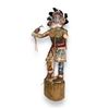Image 2 : Navajo Guard Kachino wood carved doll from movie set - approx. 41in tall x 15in wide x 13in depth (1