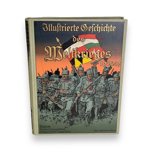 Anton Hoffmann World War 1 1914-19 German Wartime Photo Book w/ Illustrations, schemes etc.