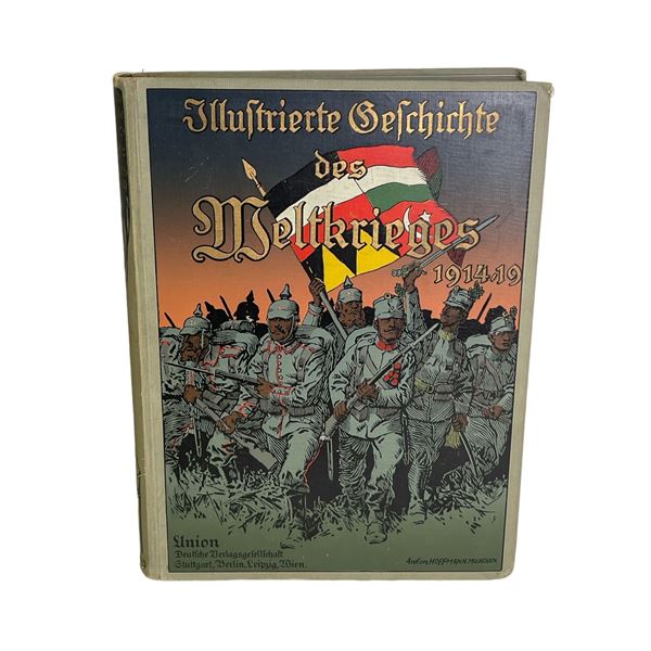 Anton Hoffmann World War 1 1914-19 German Wartime Photo Book w/ Illustrations, schemes etc.