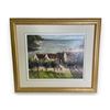 Image 1 : Framed original "Cornwall Scene" painting on board signed by artist Marita from estate - note says p