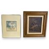 Image 1 : Group of 2 assorted paintings - includes painting from Colleen Gauthier - framed painting approx. 15